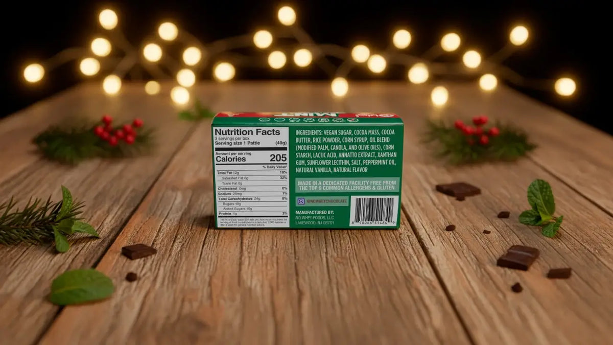No Whey Foods - Mint Patties Christmas (12 Boxes) - Allergy Friendly