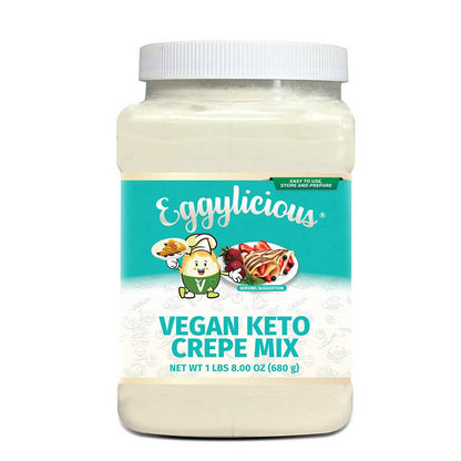 Granary Mart - Eggylicious Vegan Keto Crepe Mix - 1.5 lbs