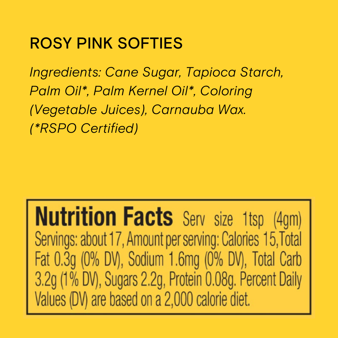 Supernatural - Dye-Free Softies Sprinkles: Rosy Pink