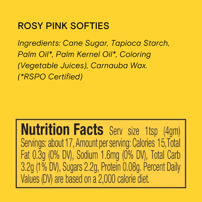Supernatural - Dye-Free Softies Sprinkles: Rosy Pink