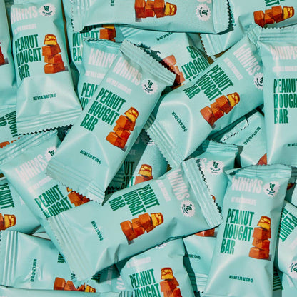 Whims Delights Inc. - Oat Milk Chocolate Peanut Nougat Bar - Grab & Go