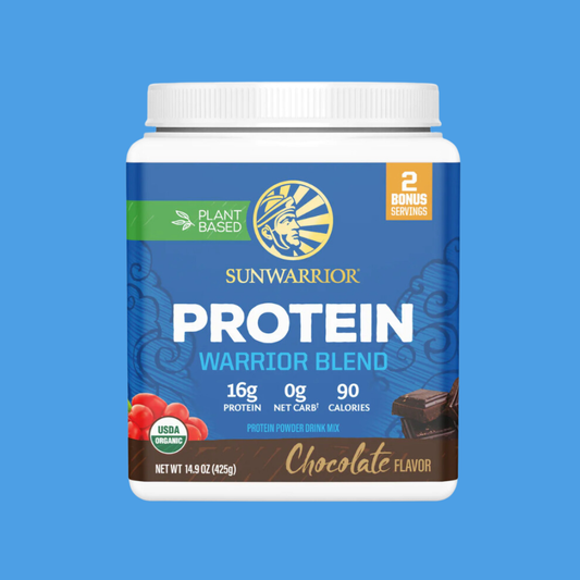 Sunwarrior - Warrior Blend Chocolate Protein - Pea Protein Powder: 375g