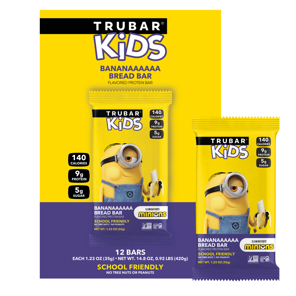 TRUBAR - TRUBAR KiDS Minions Banana Bread Bar