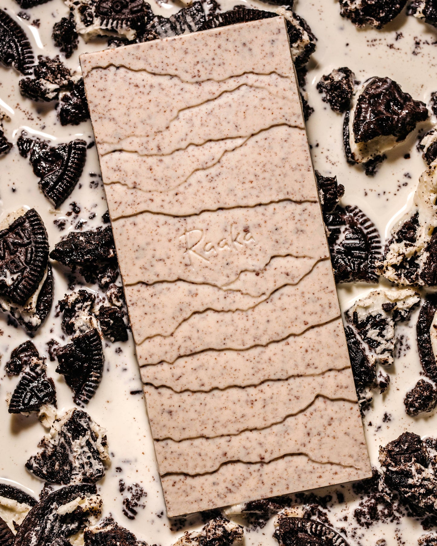 Raaka Chocolate - Cookies & Cream Vegan White Chocolate Bar