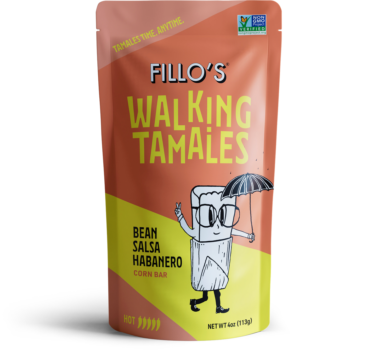 FILLO'S - Walking Tamales Bean Salsa Habanero