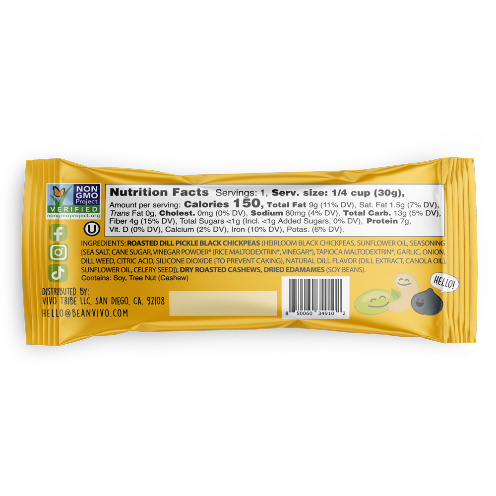 BeanVIVO Organics - Dill Pickle Snack Mix - 1oz