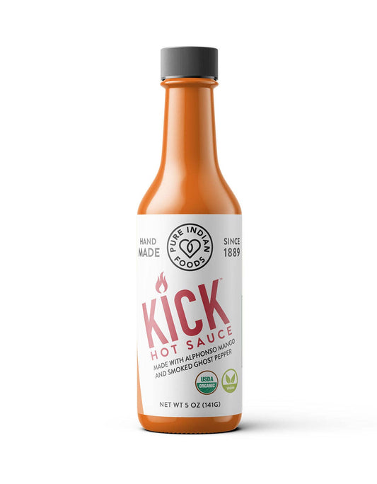 Pure Indian Foods - KICK Hot Sauce, Certified Organic - 5 oz