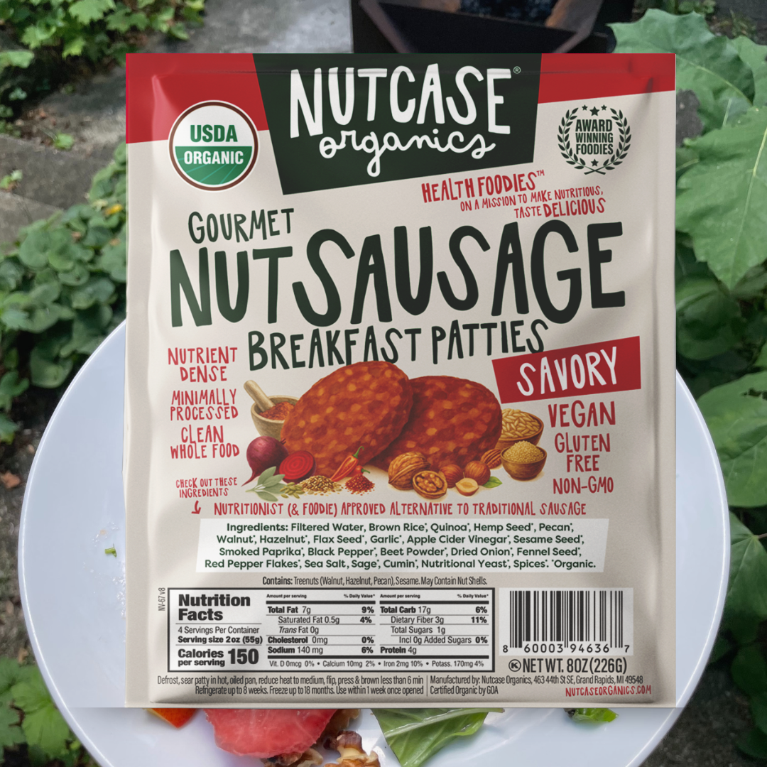 Nutcase Vegan - Savory Breakfast Patties