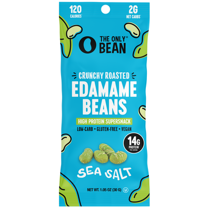The Only Bean - Crunchy Roasted Edamame Sea Salt - 1.05oz