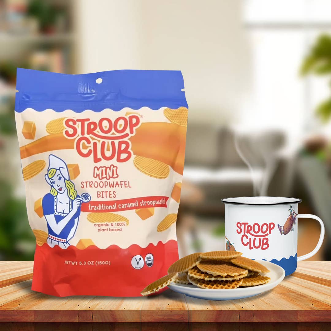 Stroop Club - Mini Traditional Caramel Organic and Plant Based Stroopwafel