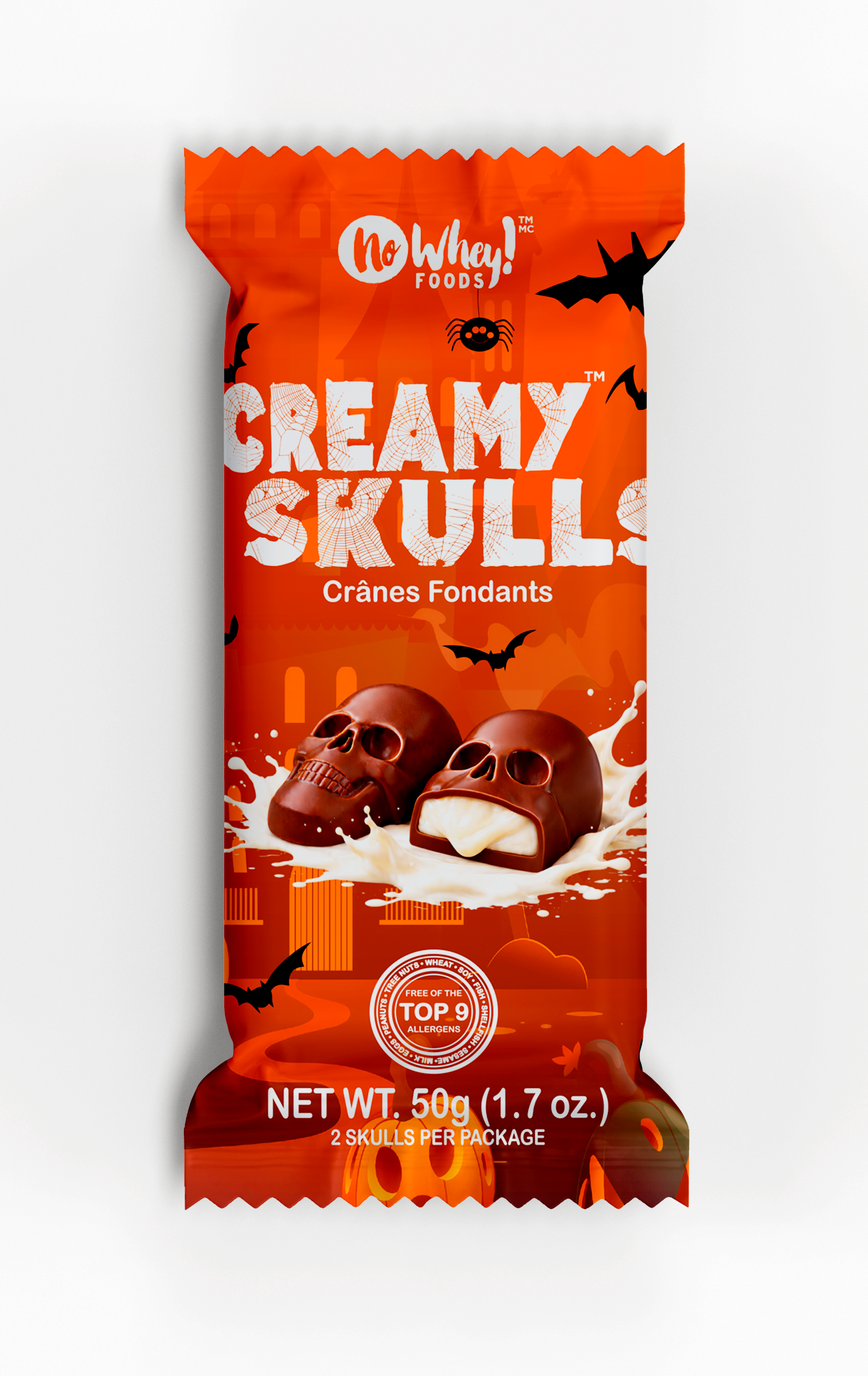 No Whey Foods - Creamy Skulls - Wholesale (8 Pack) - Allergy Friendly