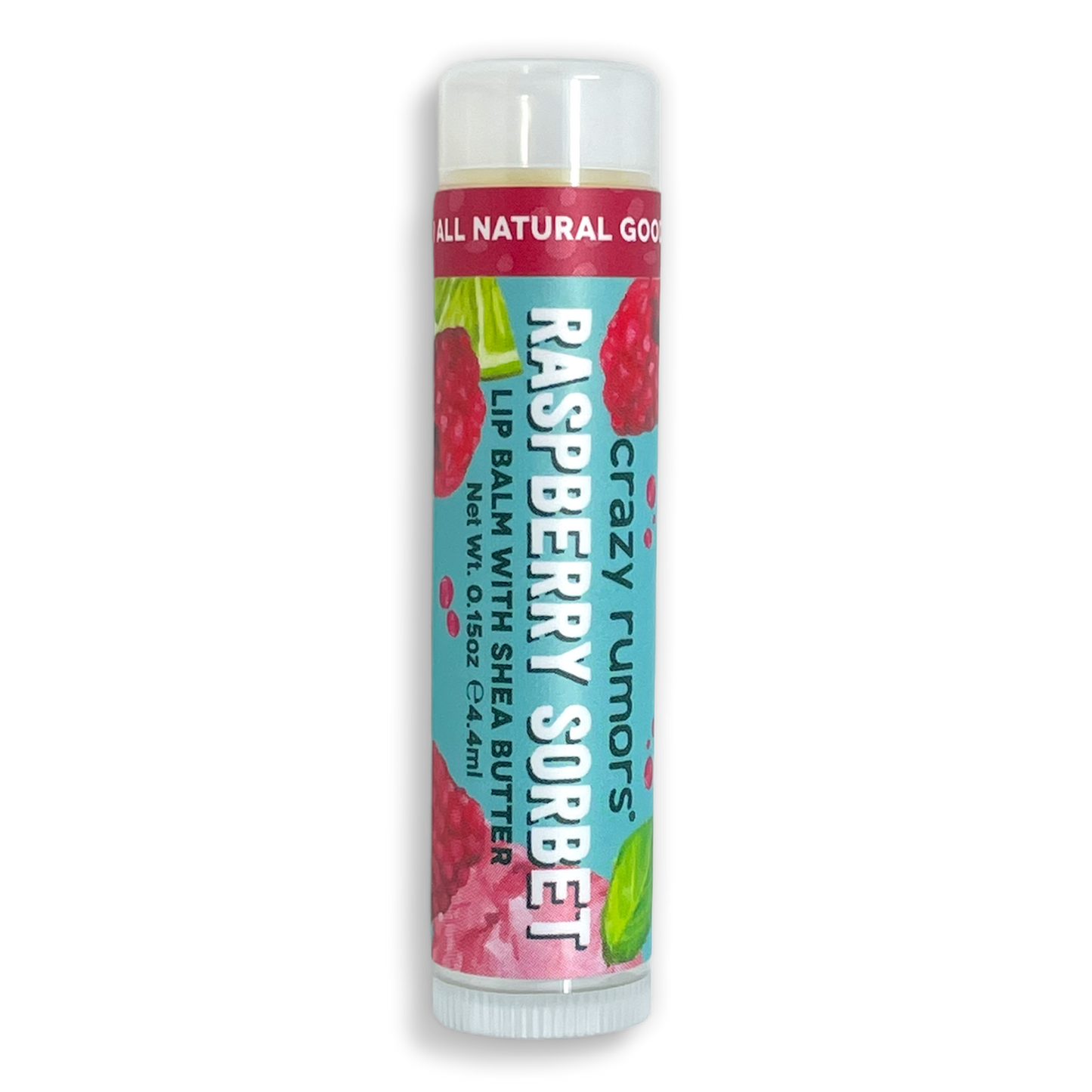 Crazy Rumors - All Natural, Vegan Raspberry Sorbet Lip Balm