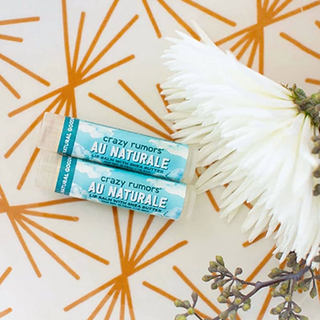Crazy Rumors - All Natural, Vegan Au Naturale Flavor Free Lip Balm