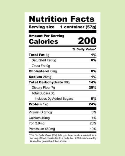 Lentiful - Low Sodium Cilantro Lime Chile Instant Lentils