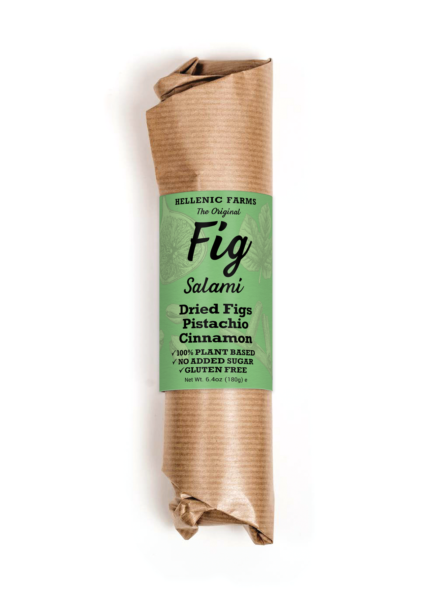 Hellenic Farms - Fig Salami with Pistachio & Cinnamon