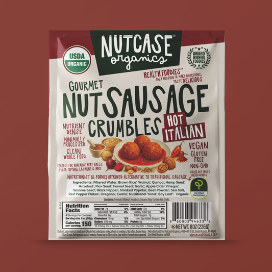 Nutcase Vegan - Hot Italian Sausage Crumbles
