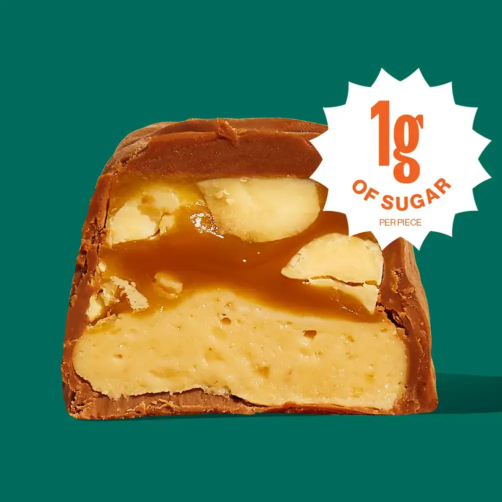 Whims Delights Inc. - Oat Milk Chocolate Peanut Nougat Bar - Grab & Go