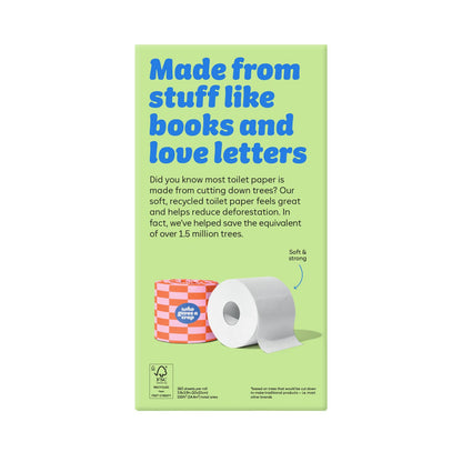 Who Gives a Crap - 100% Recycled Toilet Paper -  4 Pack