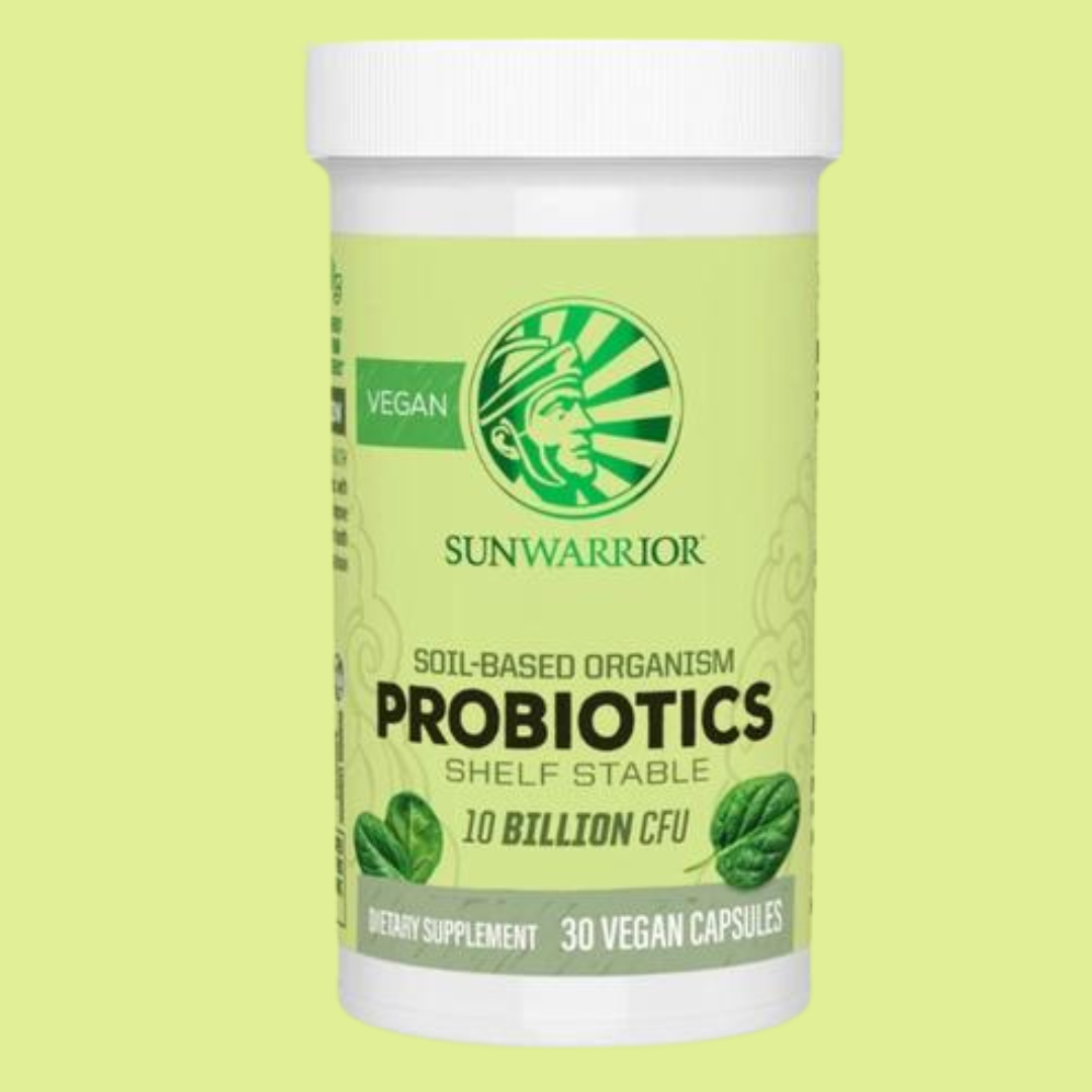 Sunwarrior - Probiotic Supplement Capsules - Shelf Stable, 10B CFU