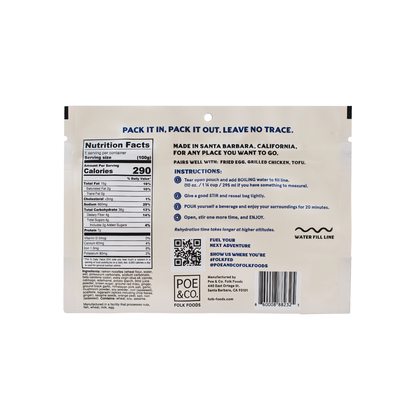 Poe & Co. Folk Foods - Black Garlic Ramen Bowl