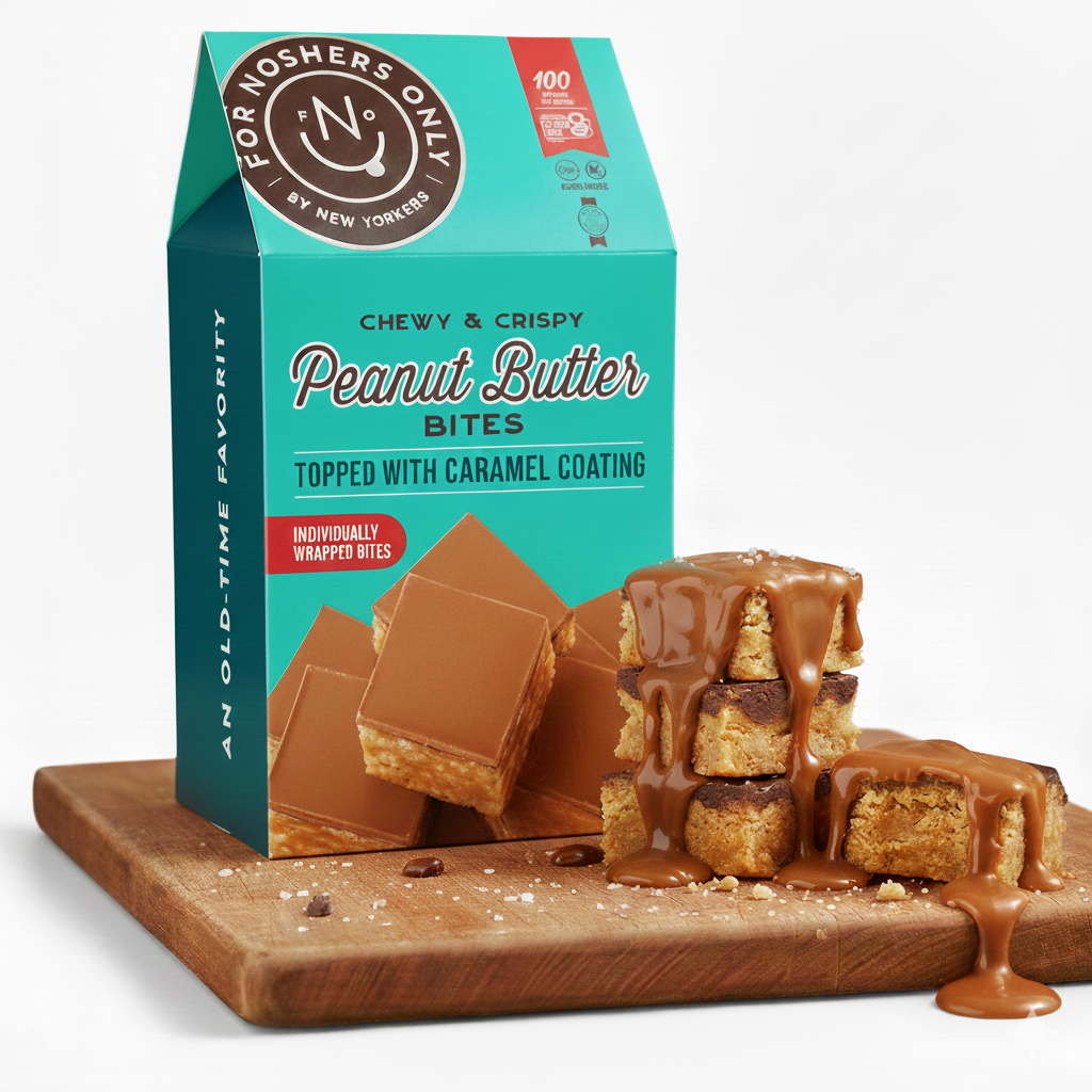Snackatere - Peanut Butter Bites - Rice Crispies Treat, Vegan, Kosher: Chocolate