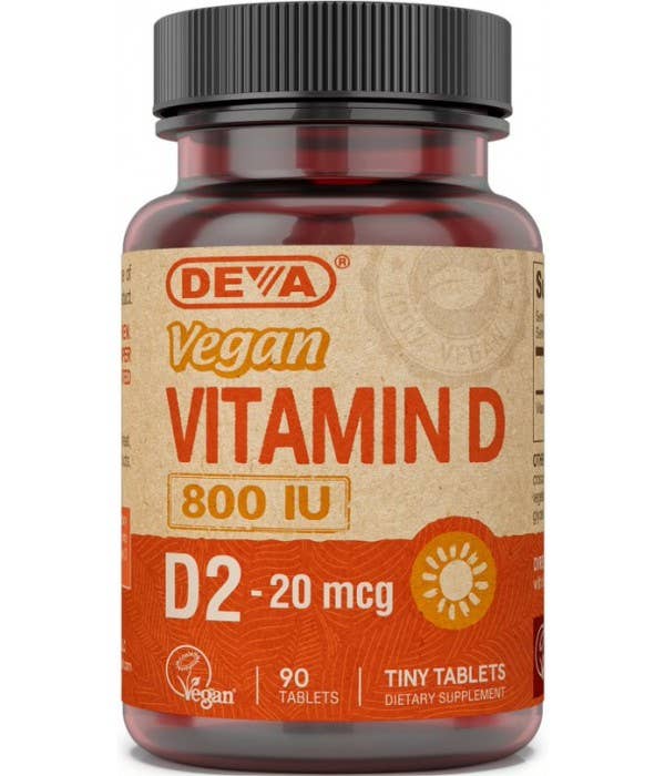 Deva Nutrition - Vegan Vitamin D - 800 IU (ergacalciferol)