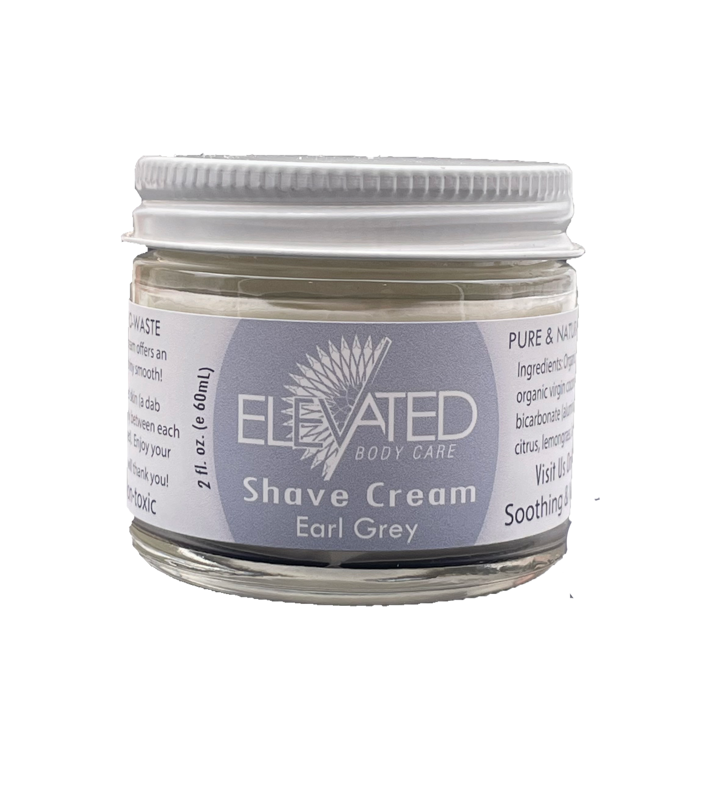 Taylor's Naturals - ELEVATED - Shave Cream • Men & Women • Earl Gray