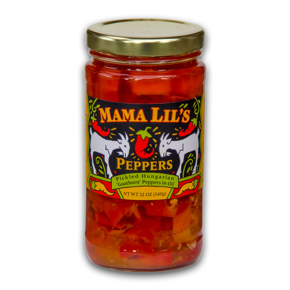 Mama Lil's - Mama Lil's Mildly Spicy Peppers In Oil (Original) - 12oz