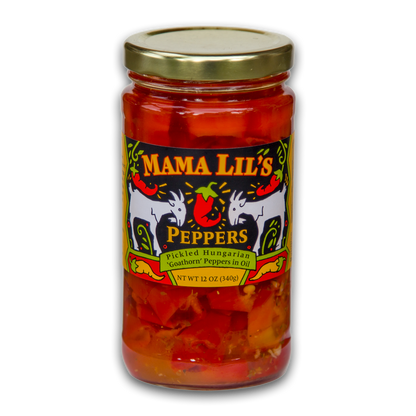 Mama Lil's - Mama Lil's Mildly Spicy Peppers In Oil (Original) - 12oz