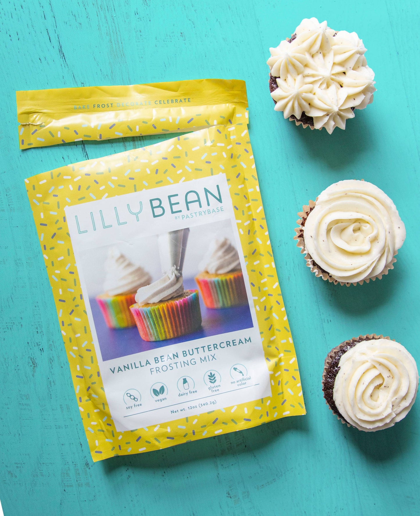 LillyBean Baking - Vanilla Bean Buttercream Mix (Vegan & Gluten-Free)
