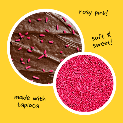 Supernatural - Dye-Free Softies Sprinkles: Rosy Pink