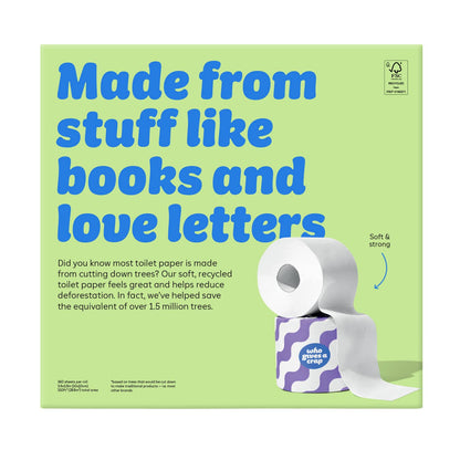 Who Gives a Crap - 100% Recycled Toilet Paper - Retail 8 Pack