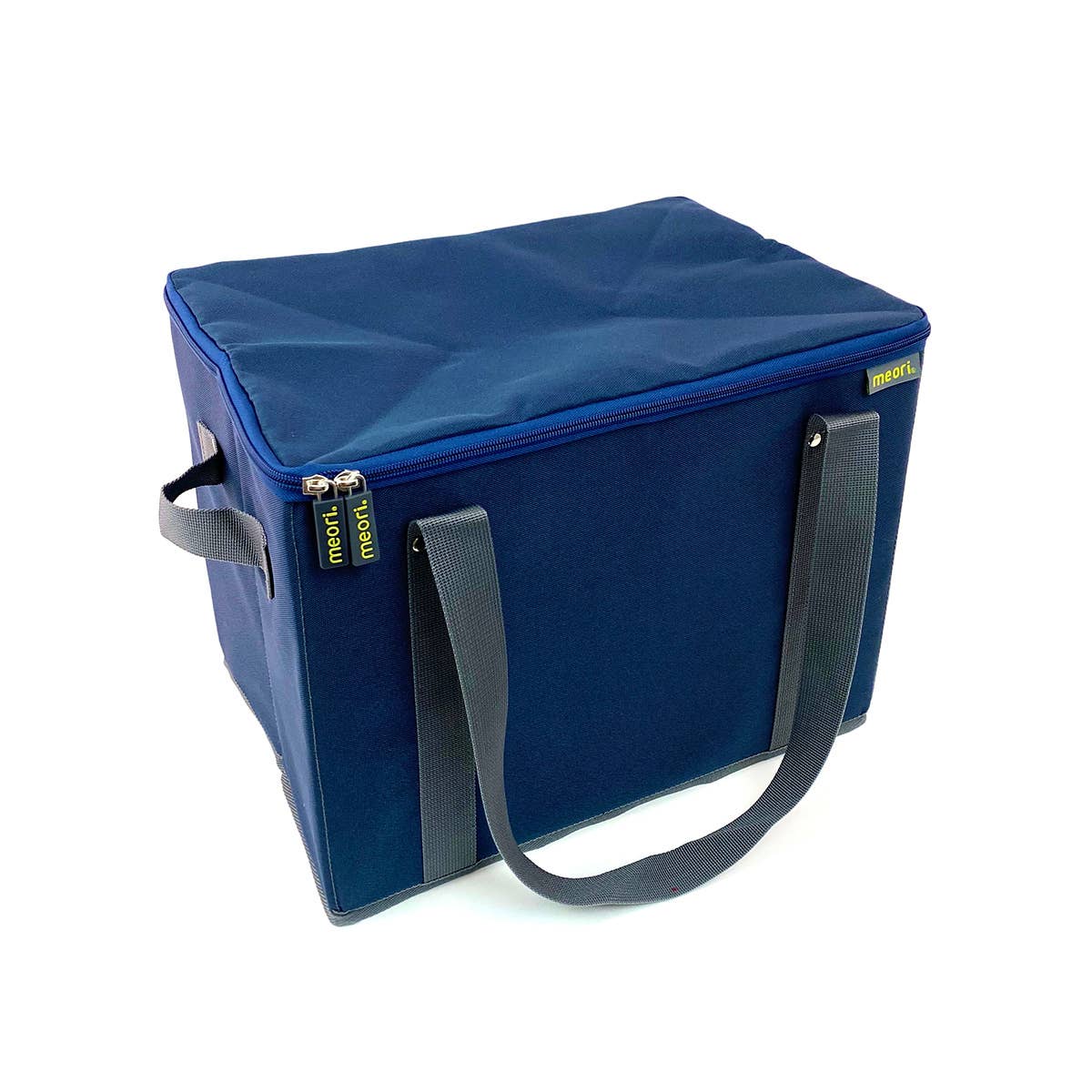 meori Inc - Reusable Grocery Basket Tote Collapsible: Azure Blue