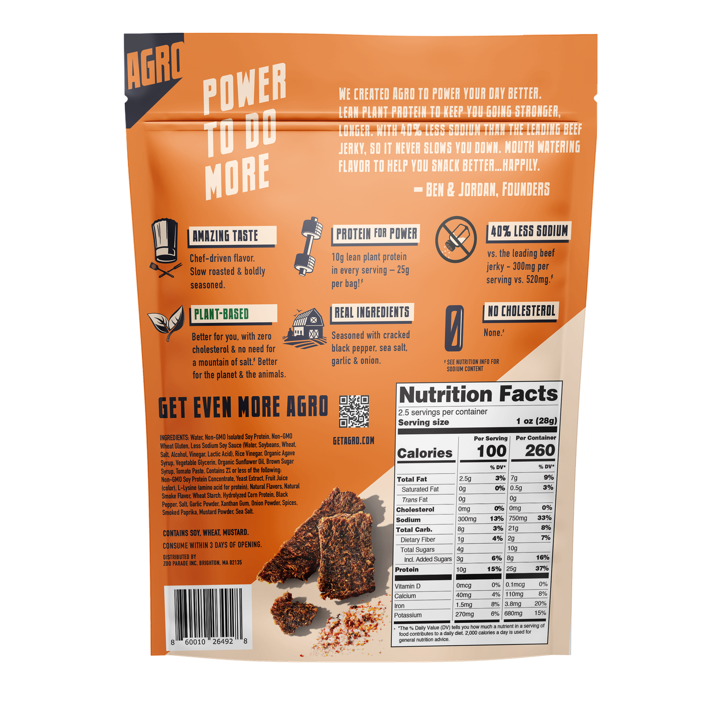 AGRO POWER Jerky - Texas BBQ
