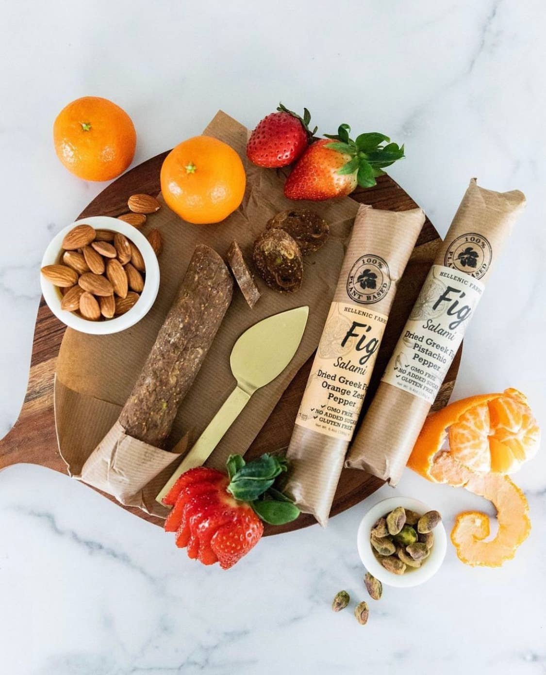Hellenic Farms - Fig Salami with Orange Zest