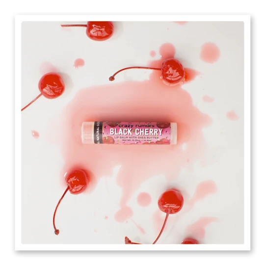 Crazy Rumors - Black Cherry Lip Balm - 12 ct Display
