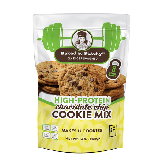 Baked by Sticky - High-Protein Chocolate Chip Cookie Mix, 9g Plant Protein
