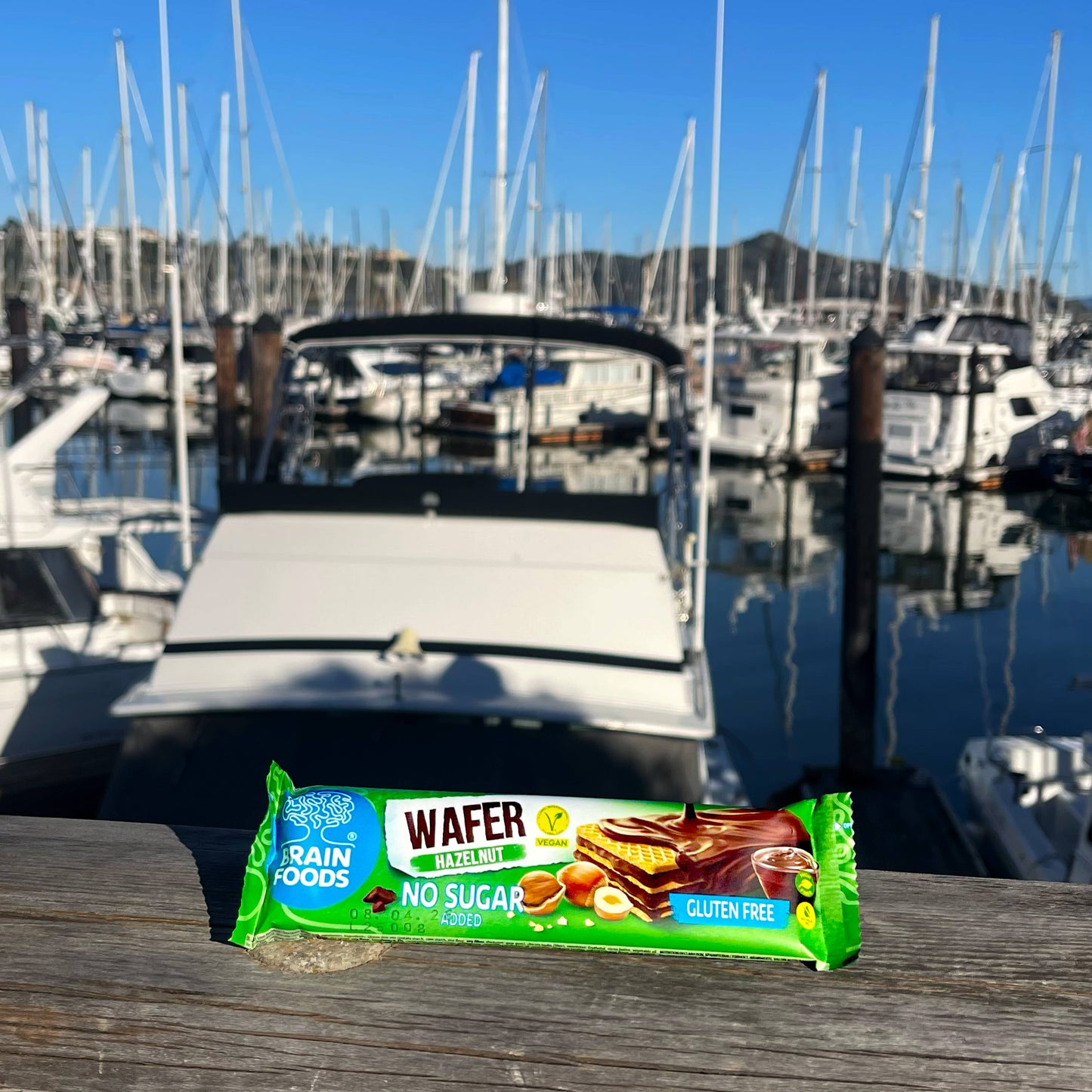 Wilton Mettler LLC - BRAIN FOODS Gluten Free Vegan Chocolate Hazelnut Wafer