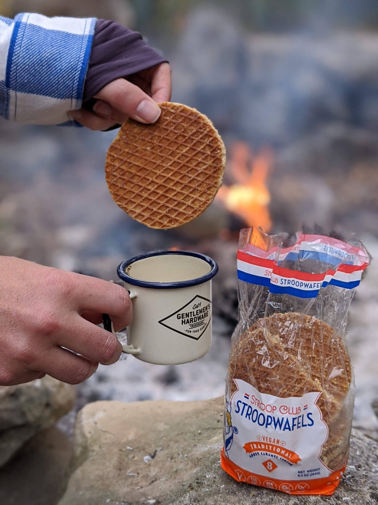 Stroop Club - Traditional Caramel Organic and Plant Based Stroopwafel 8-pack
