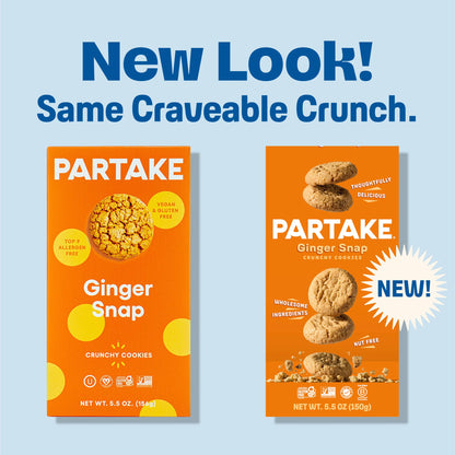 Partake Foods - Ginger Snap Cookies