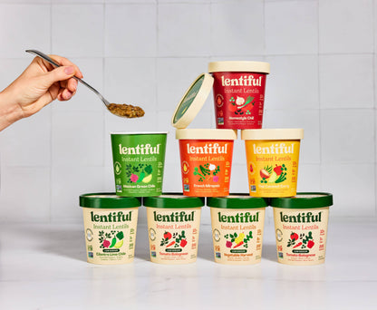 Lentiful - Low Sodium Cilantro Lime Chile Instant Lentils