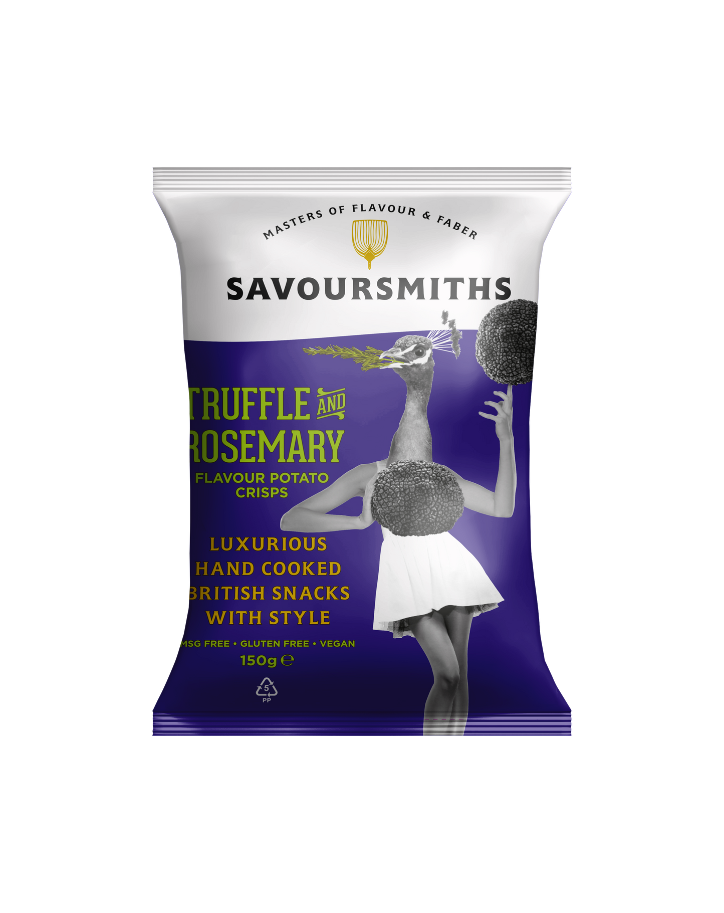 Savoursmiths - Truffle and Rosemary Potato Crisps 5.29oz