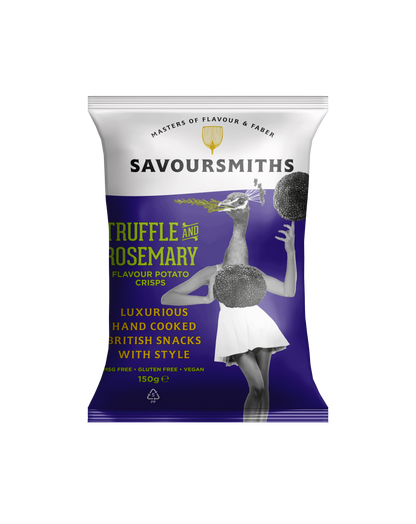 Savoursmiths - Truffle and Rosemary Potato Crisps 5.29oz