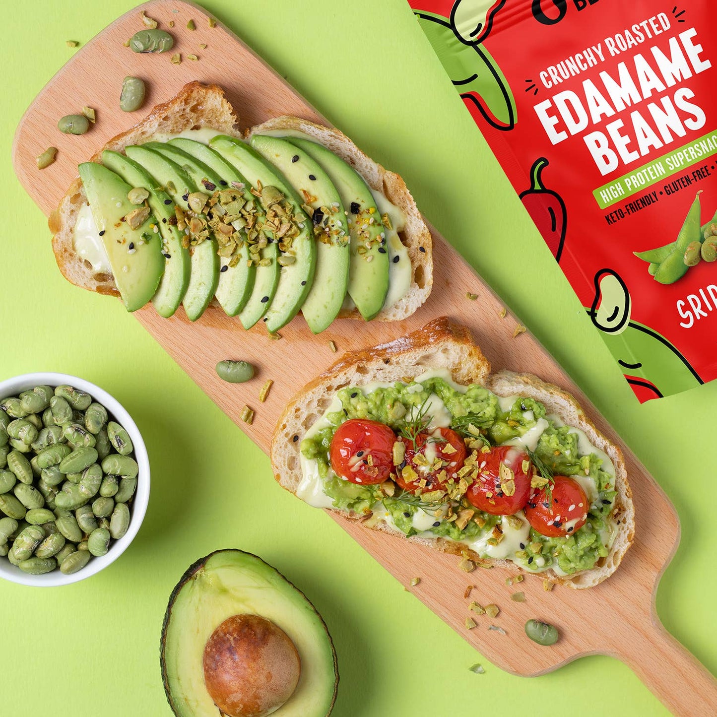 The Only Bean - Crunchy Roasted Edamame Sriracha - 4oz