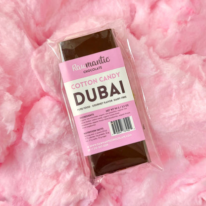 Rawmanticchocolate - Cotton Candy Dubai Chocolate Bar