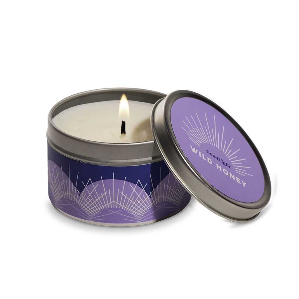 GoodLight Natural Candles - Scented Candle: Rose Patchouli 2oz