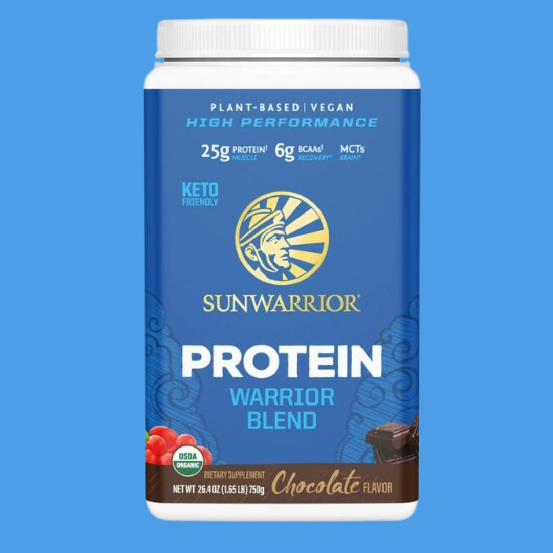 Sunwarrior - Warrior Blend Chocolate Protein - Pea Protein Powder: 375g