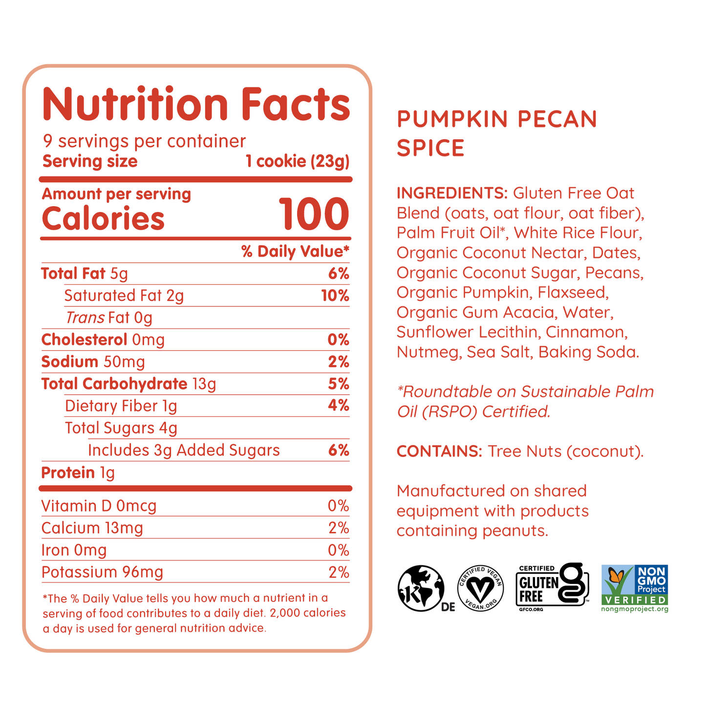 Maxine's Heavenly - Pumpkin Pecan Spice Cookies - 7.2 oz Box