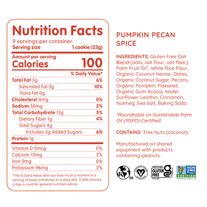 Maxine's Heavenly - Pumpkin Pecan Spice Cookies - 7.2 oz Box