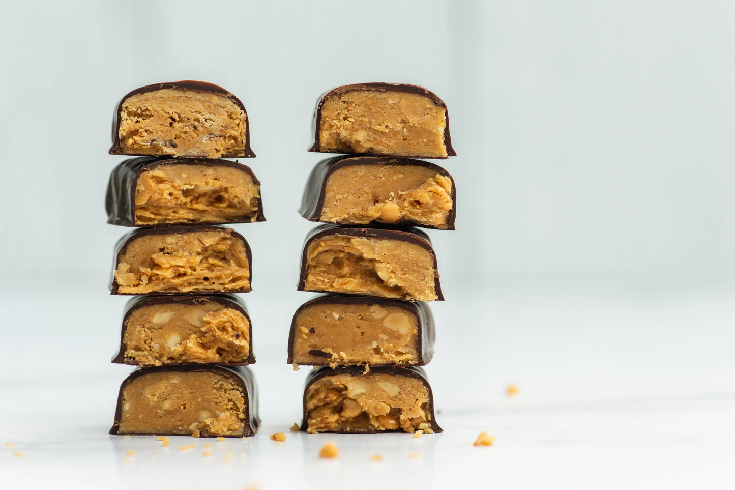 Oregon Bark - Tom Bumble Nutty Candy Bar - Peanut Butter Flake & Chocolate